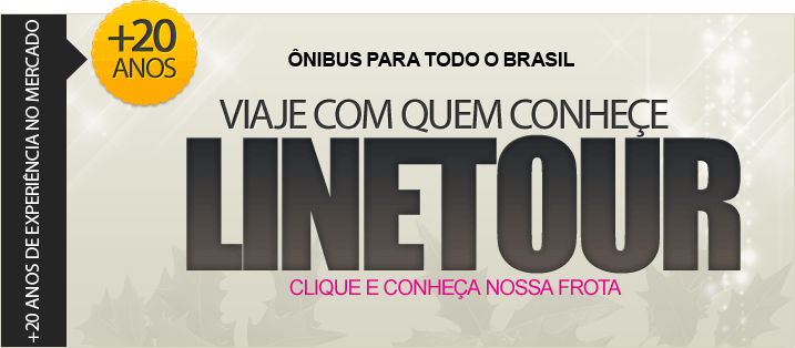 Viaje com Linetour Onibus para todo o brasil